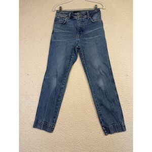 Vintage Lucky Brand Jeans Womens Denim Blue‎ Cropped Disco Jean Size 2 26